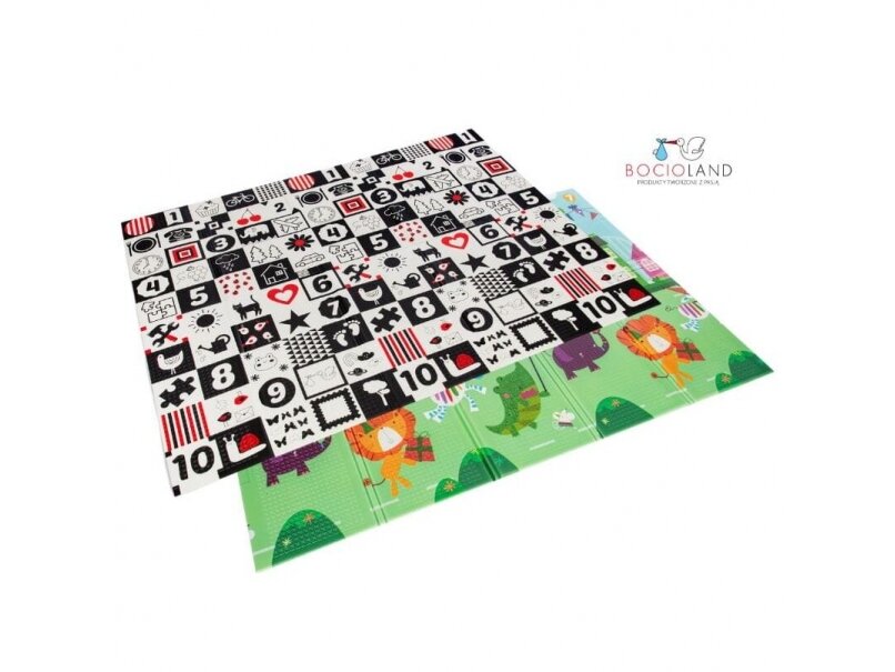 Bocioland soft foldable play mat 150x200 cm party BL120 1 Bocioland soft foldable play mat 150x200 cm party BL120 1