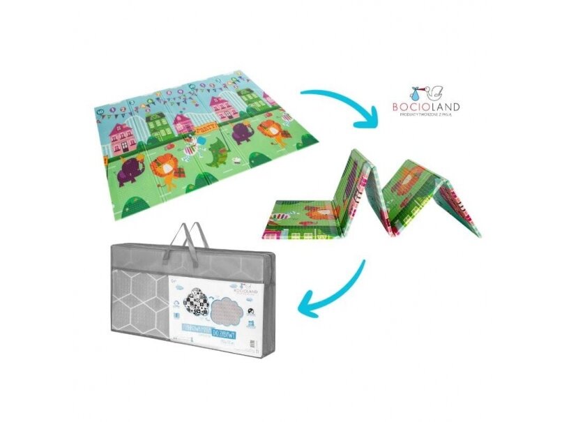 Bocioland soft foldable play mat 150x200 cm party BL120 5 Bocioland soft foldable play mat 150x200 cm party BL120 5