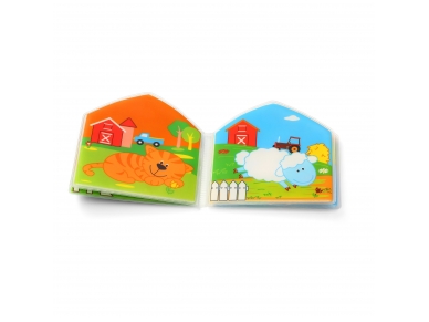 WILD ANIMALS squeaky bath book! 2