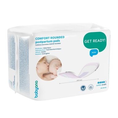 BabyOno vienkartinės įklotai po gimdymo COMFORT, 941 BabyOno vienkartinės įklotai po gimdymo COMFORT, 941