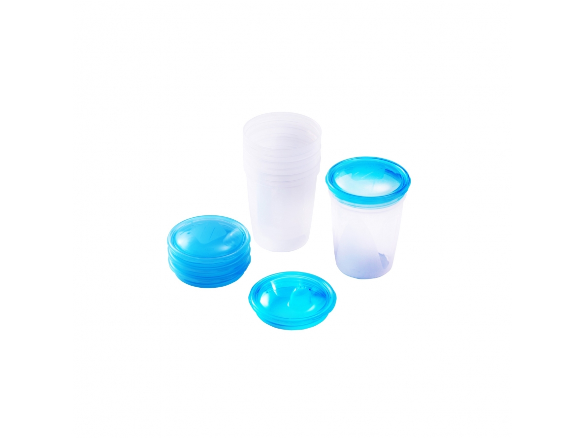 Breast milk storage containers