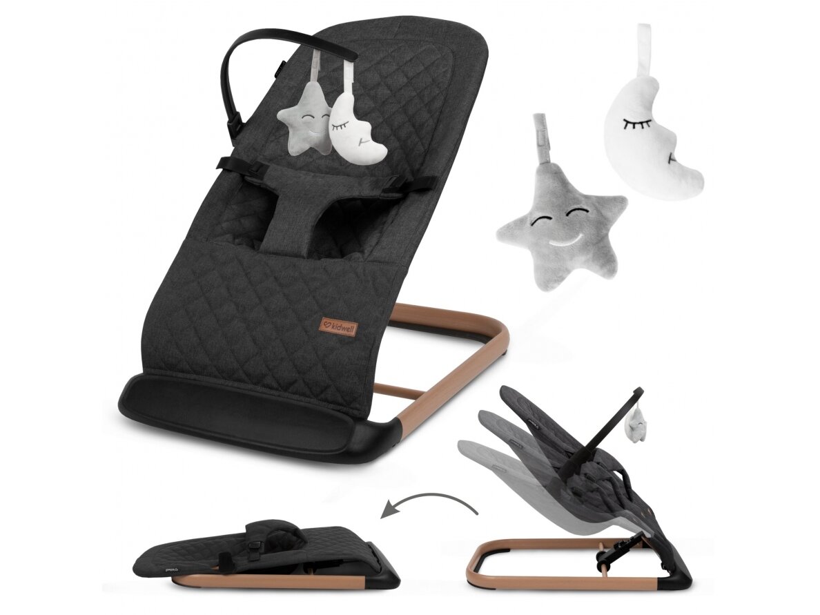 Kidwell LARO rocking bouncer black wooden 1