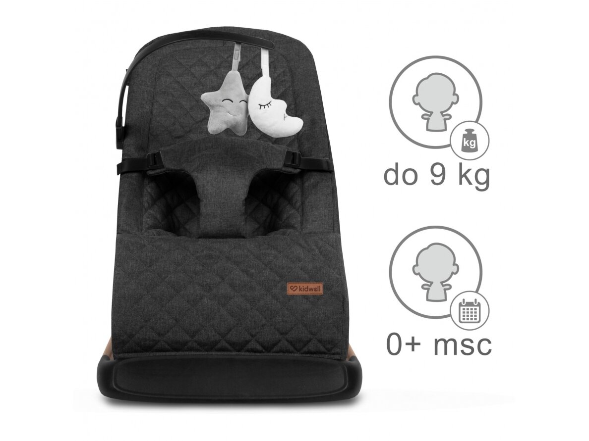 Kidwell LARO rocking bouncer black wooden 9