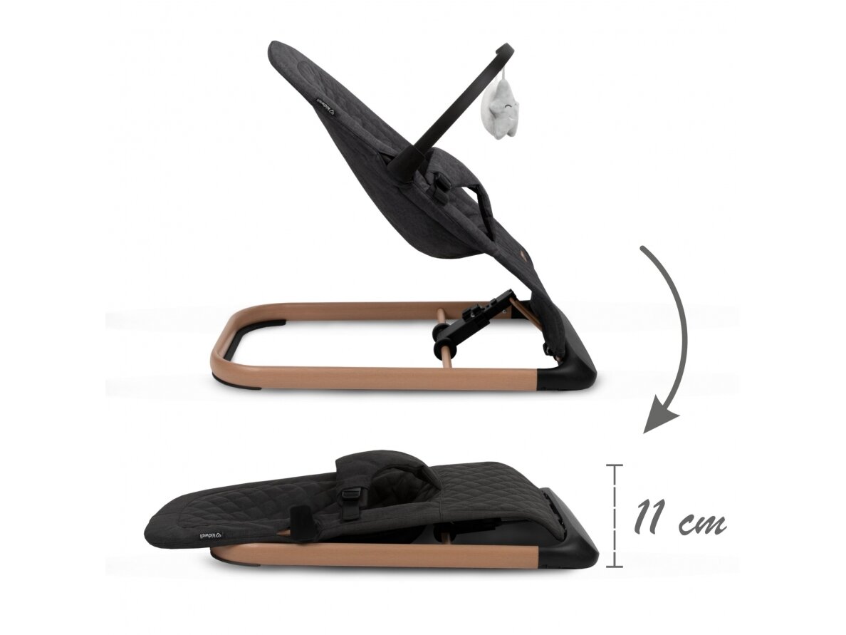 Kidwell LARO rocking bouncer black wooden 7