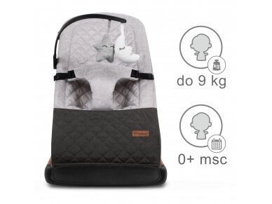 Kidwell LARO rocking bouncer grey wooden 7 Kidwell LARO rocking bouncer grey wooden 7