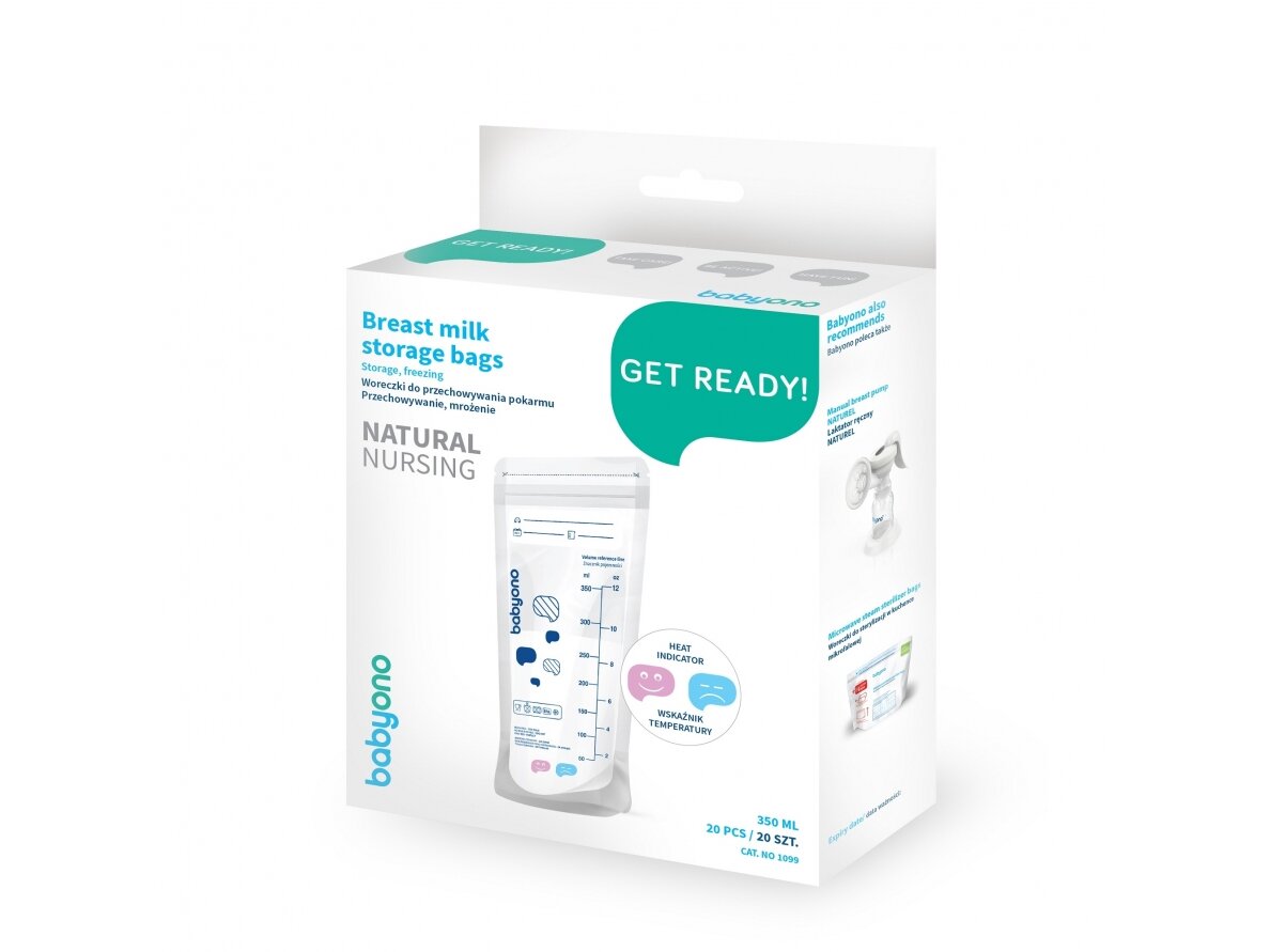 Breast milk storage bags with heat indicator Natural Nursing 30 pcs 1099/01 Breast milk storage bags with heat indicator Natural Nursing 30 pcs 1099/01