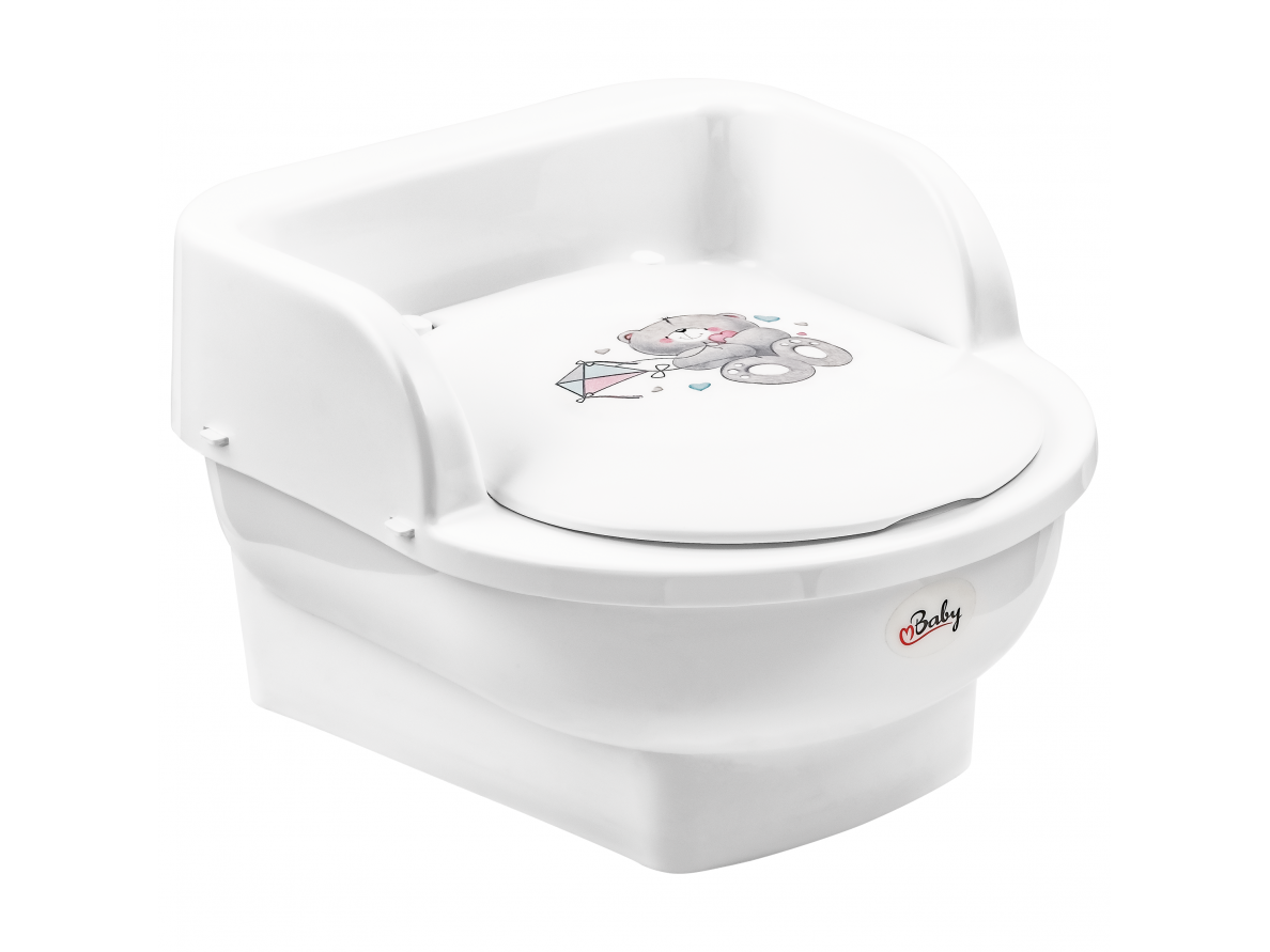 1957-60 Chamber pot Throne, white 1