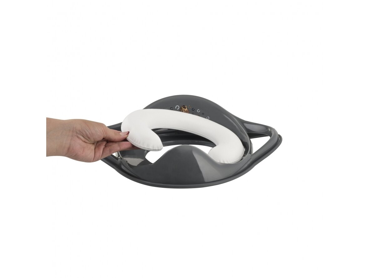Maltex Padded toilet trainer seat steel gray with steel gray rubbers 6130_90 1 Maltex Padded toilet trainer seat steel gray with steel gray rubbers 6130_90 1
