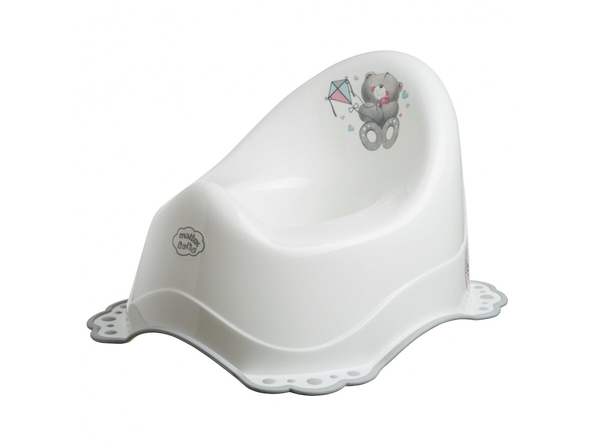 4071-60 2-component chamber pot with music, white/grey