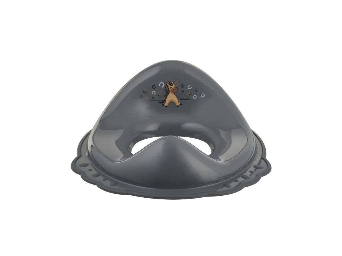 Maltex 2-component trainer seat steel gray with steel gray rubbers 7220_90