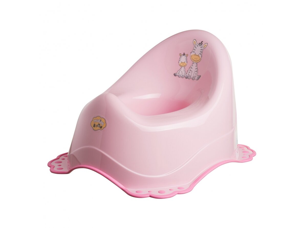 6562_41 2-component chamber pot with music, Zebra, pink 6562_41 2-component chamber pot with music, Zebra, pink