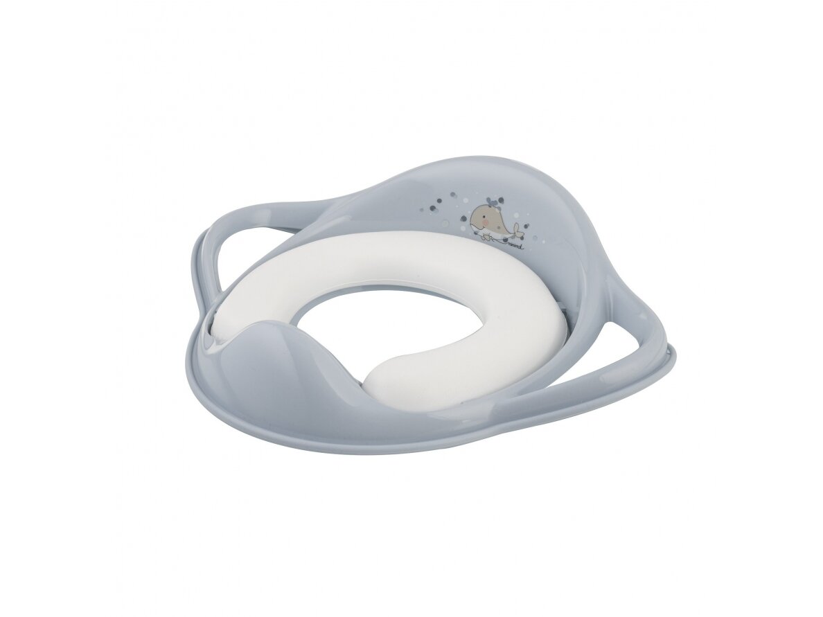 Maltex Padded toilet trainer seat steel gray with steel gray rubbers 6130_90 Maltex Padded toilet trainer seat steel gray with steel gray rubbers 6130_90
