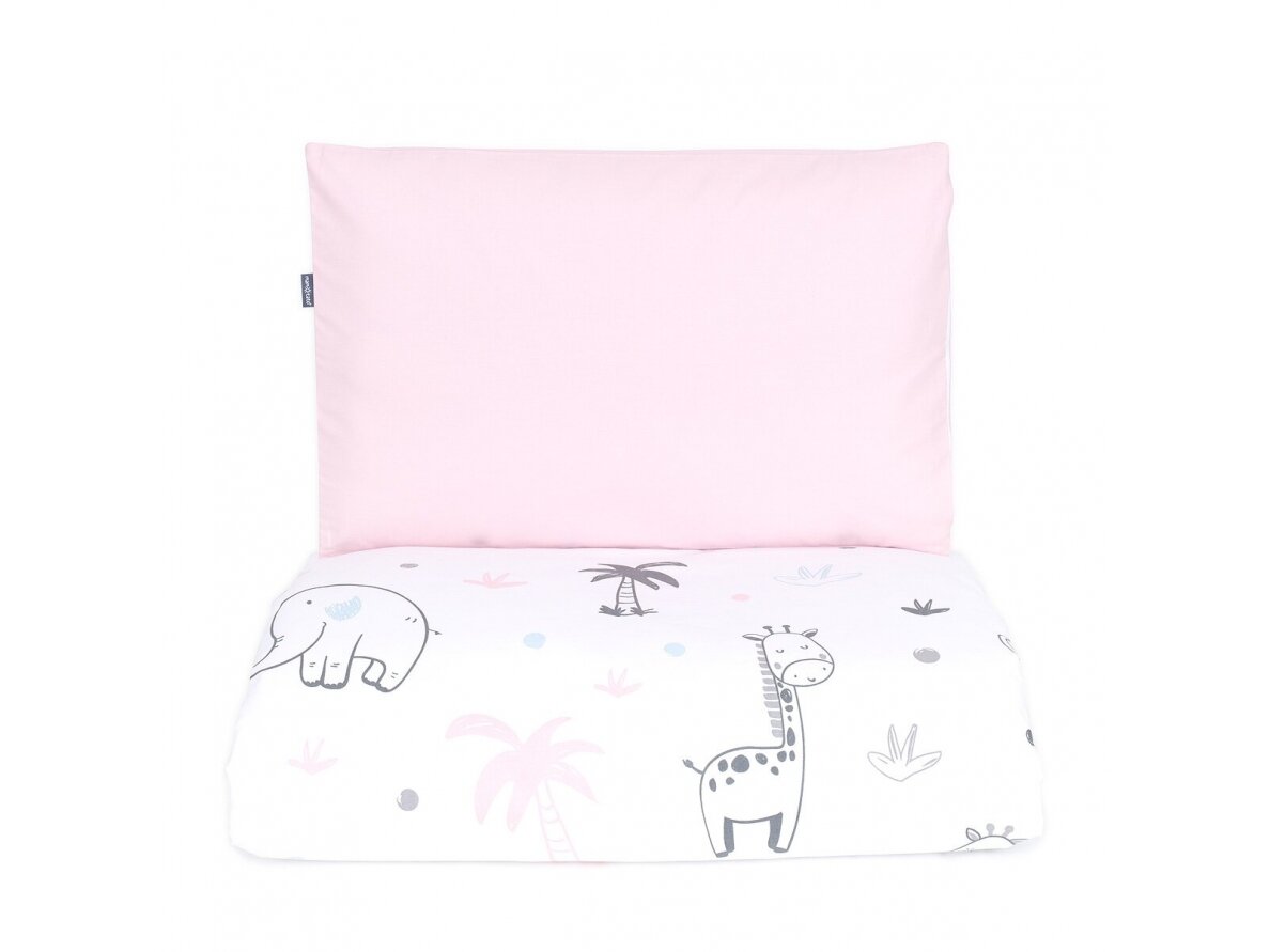 2pcs bedding set (A) safari, pink