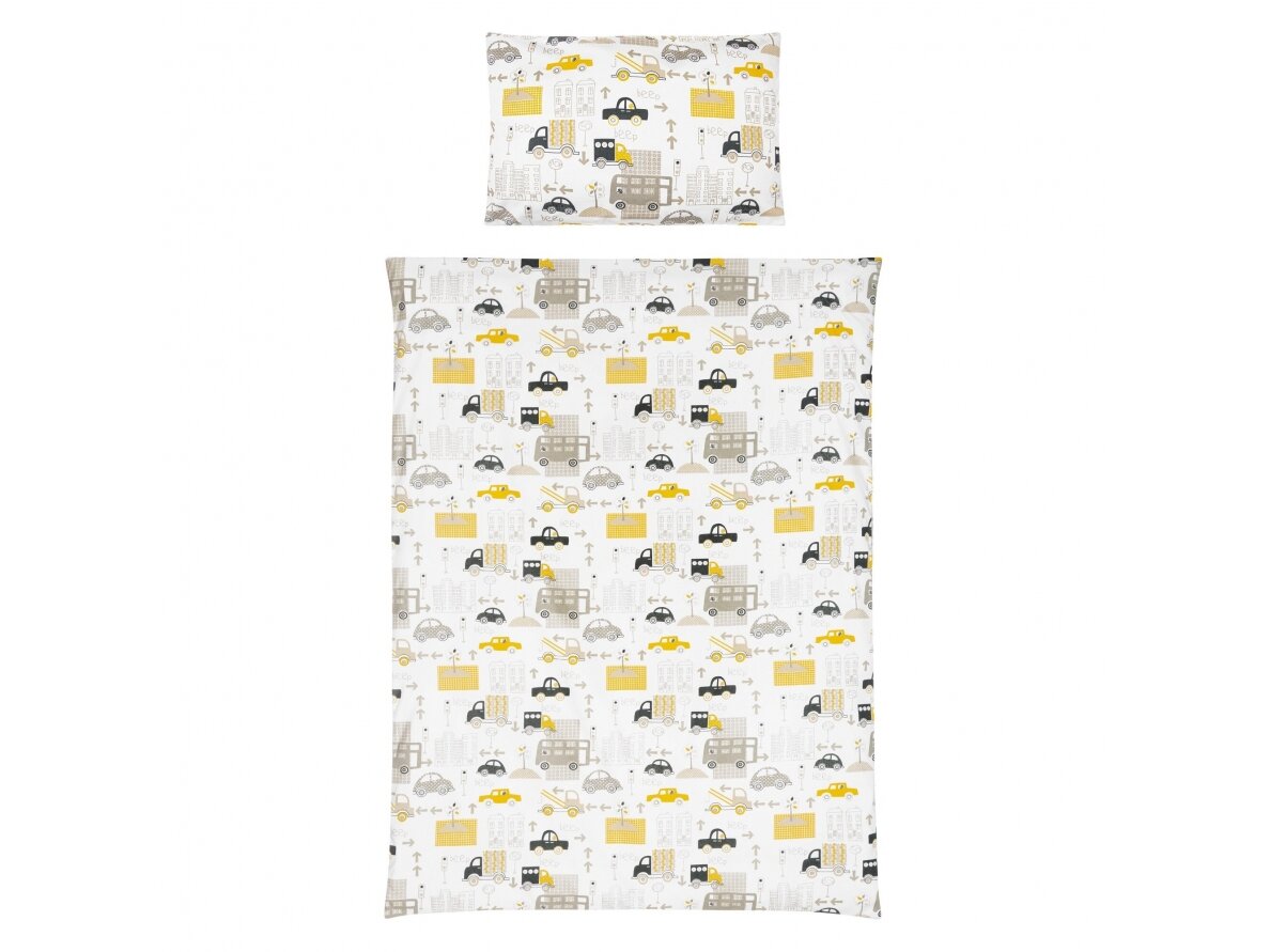 2pcs bedding set, 100x135cm, city