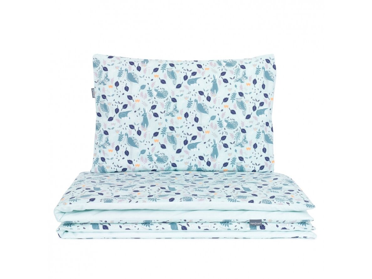 2pcs bedding set, 100x135cm, pistachio, Herons, Premium