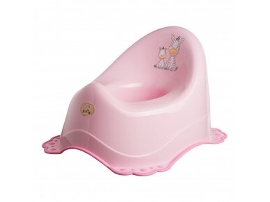 6517-41 2-component chamber pot, pink 6517-41 2-component chamber pot, pink