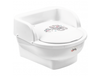 1957-60 Chamber pot Throne, white 1