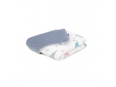 Baby blanket (75x100) , Dino, grey Baby blanket (75x100) , Dino, grey