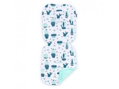 Stroller liner (32x82), cactus, mint Stroller liner (32x82), cactus, mint