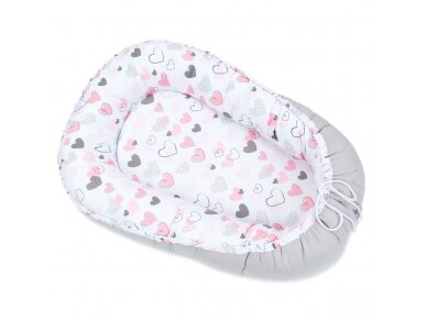 MamoTato baby nest ( cocoon ) - hearts MamoTato baby nest ( cocoon ) - hearts