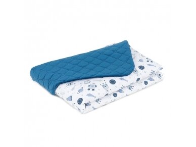 Baby blanket (75x100) , blue, space Baby blanket (75x100) , blue, space
