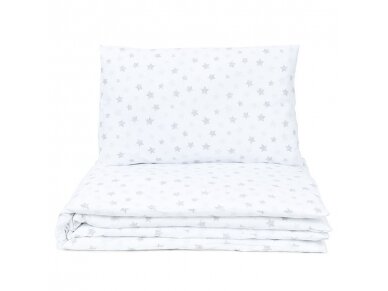 2pcs bedding set (A) small stars, white 2pcs bedding set (A) small stars, white