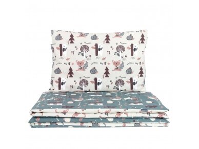 3pcs bedding set (A) zoo, Premium 1