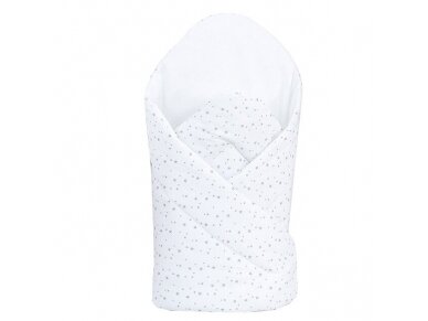 Wrap blanket stars, white Wrap blanket stars, white