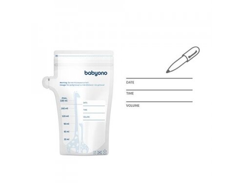 Breast milk storage bags 180ml 30pcs 1084 8