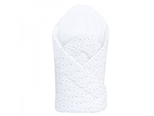 Wrap blanket stars, white