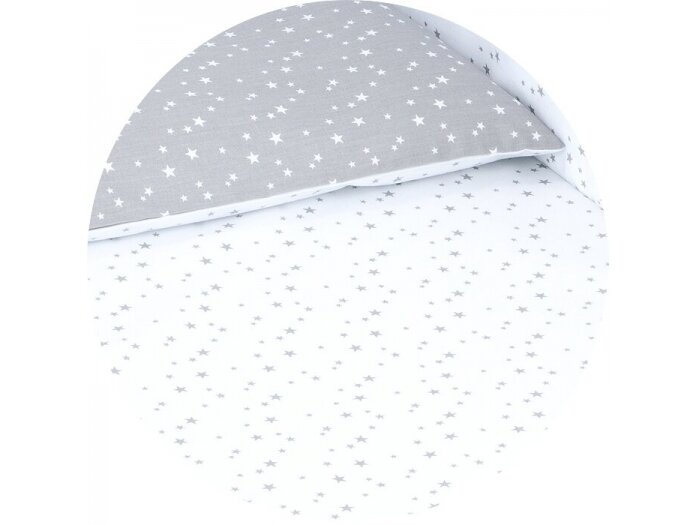 2pcs bedding set (A) small stars, grey 2pcs bedding set (A) small stars, grey
