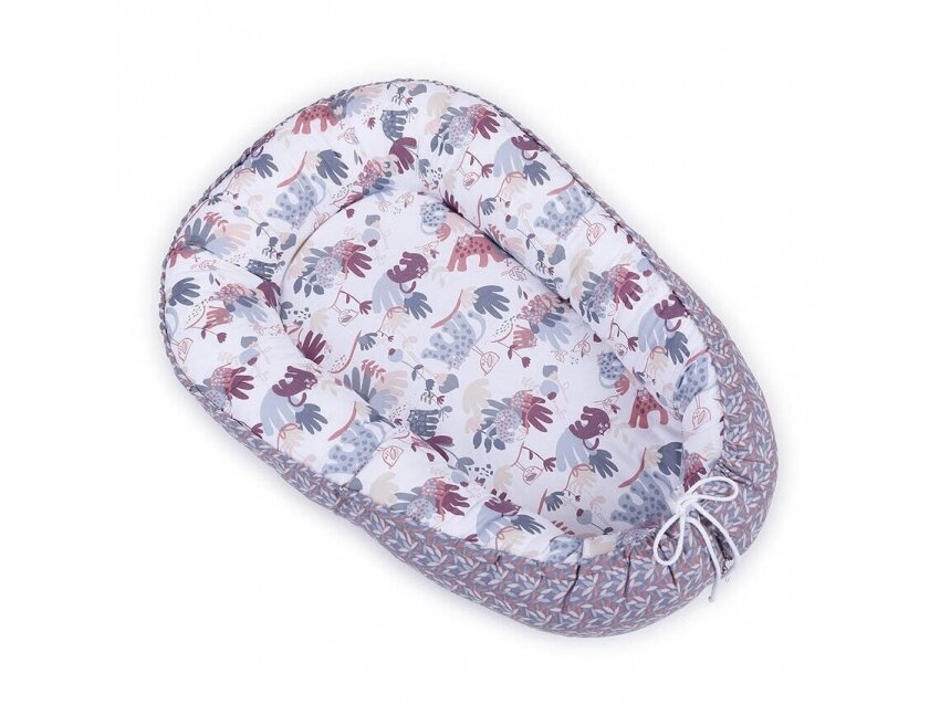 MamoTato baby nest ( cocoon ) - double-sided, Savanna, purpule MamoTato baby nest ( cocoon ) - double-sided, Savanna, purpule