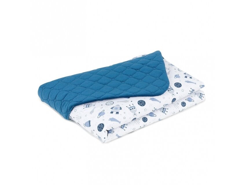 Baby blanket (75x100) , blue, space Baby blanket (75x100) , blue, space