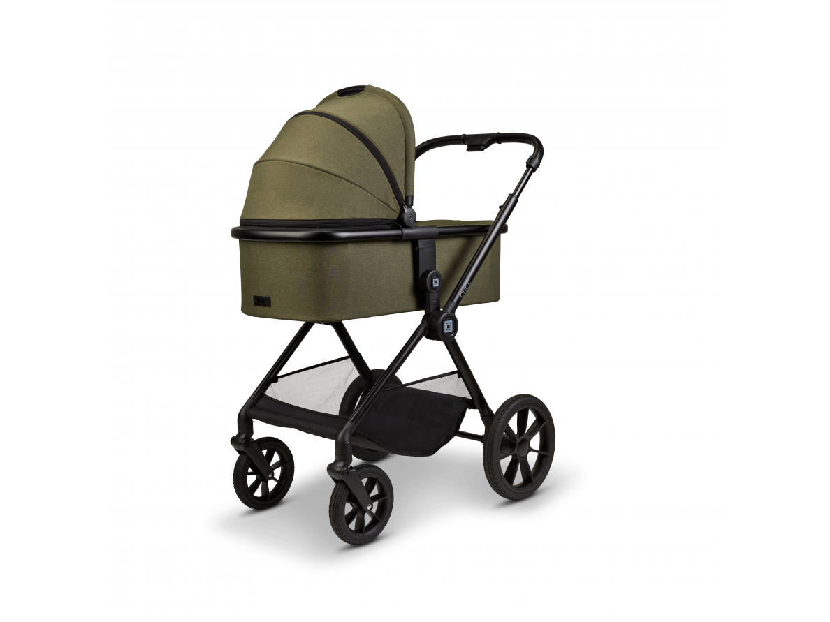 Moon stroller CLICC 2/1 moss green melange Moon stroller CLICC 2/1 moss green melange