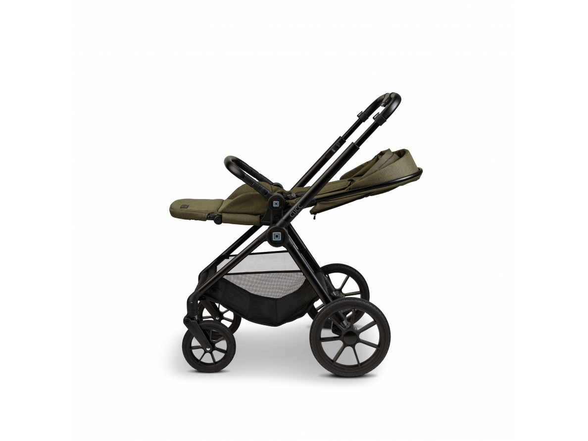 Moon stroller CLICC 2/1 moss green melange 4 Moon stroller CLICC 2/1 moss green melange 4