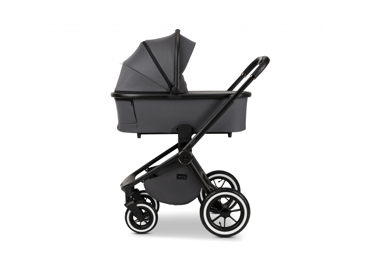 Moon stroller Resea+ 2/1 anthrazit black matt