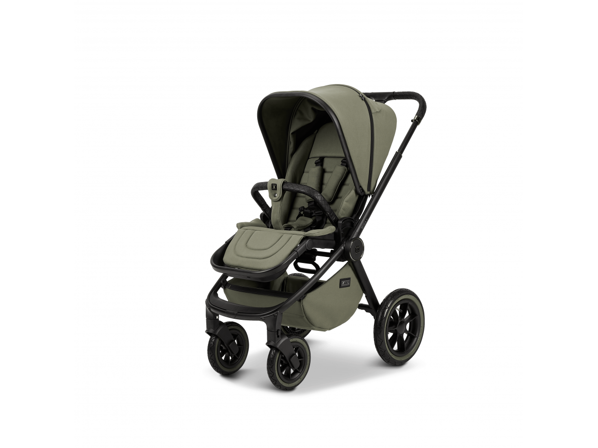 Moon stroller Resea+ 2/1 moss green black matt 2 Moon stroller Resea+ 2/1 moss green black matt 2