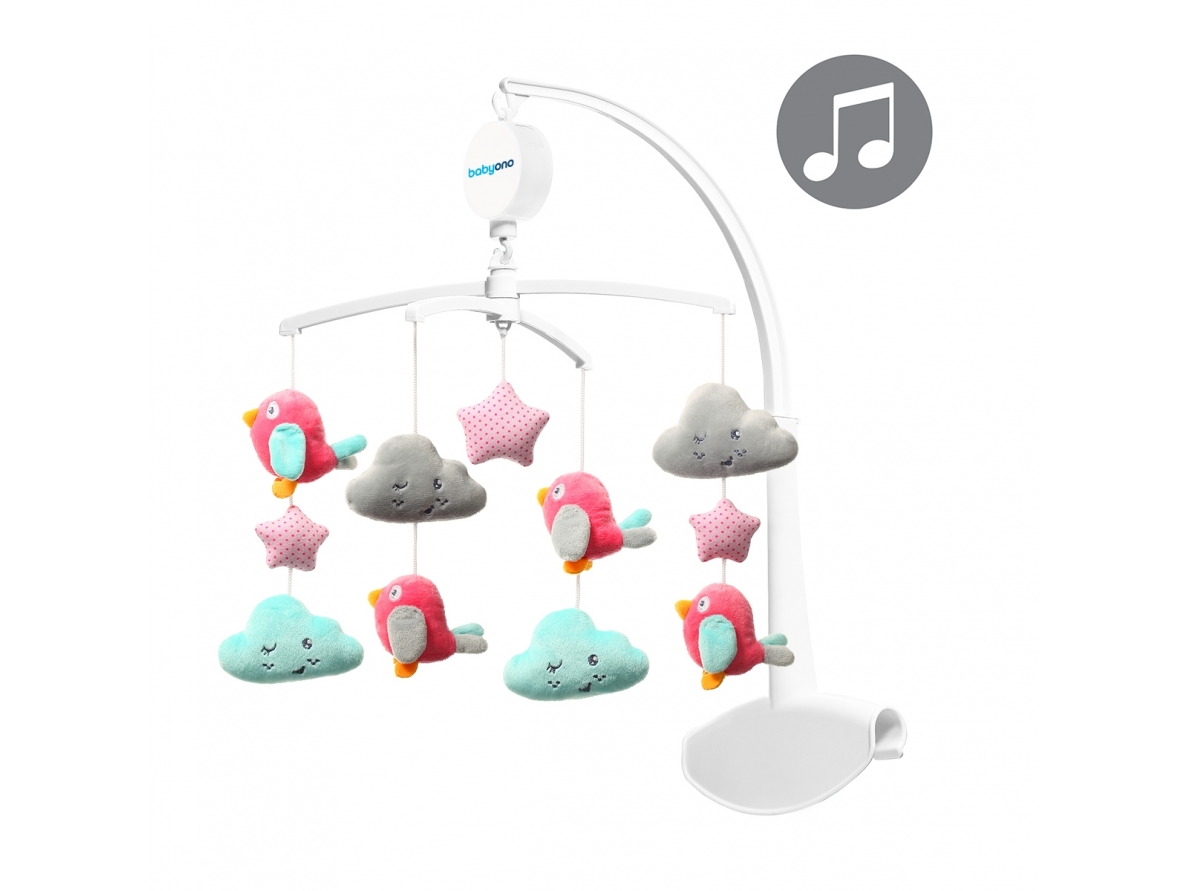 CLOUDS & BIRDS crib mobile with music box CLOUDS & BIRDS crib mobile with music box
