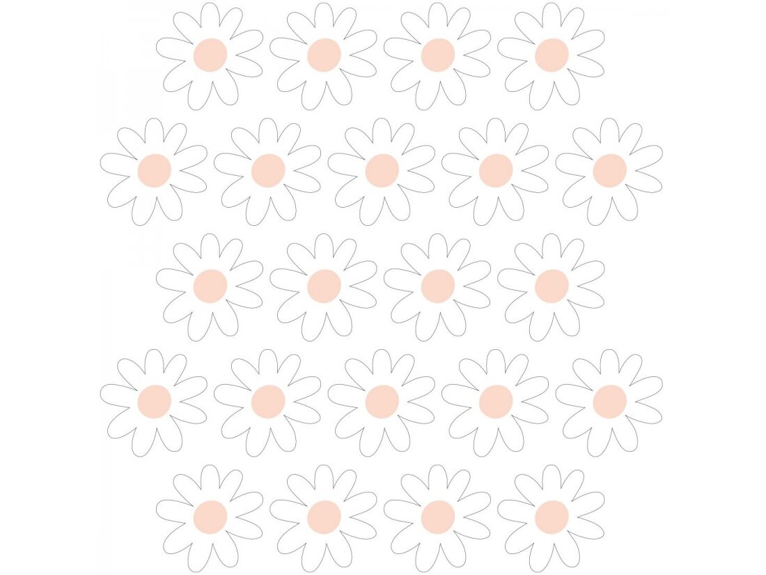 Pastelowe Lovesticker daisies VII Pastelowe Lovesticker daisies VII