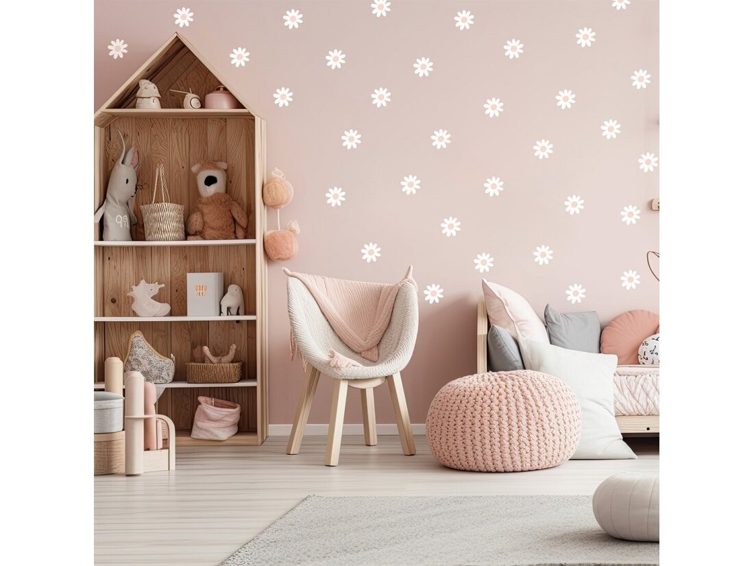 Pastelowe Lovesticker daisies VII 1