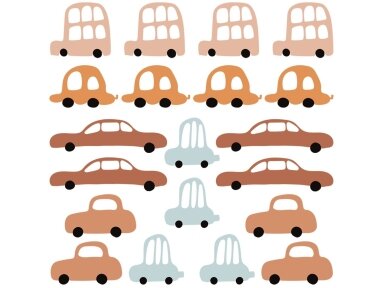 Pastelowe Lovestickers cars boho II