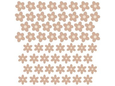 Pastelowe Lovesticker daisies III