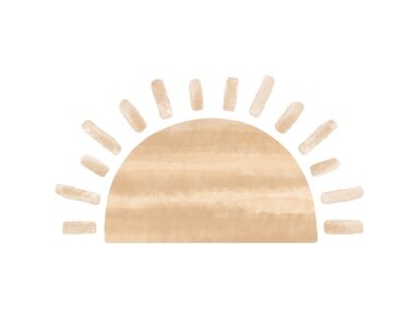 Pastelowe Lovesticker sun beige