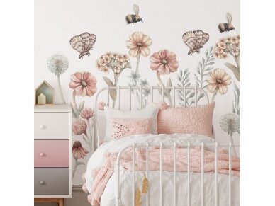 Pastelowe Lovesticker wildflowers set II 4