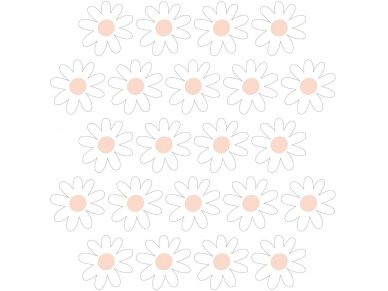 Pastelowe Lovesticker daisies VII
