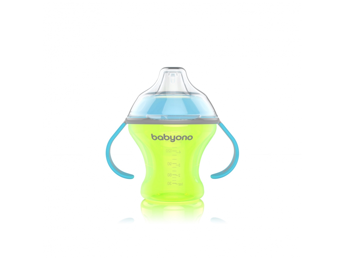 Non-spill cup with hard spout 180ml NATURAL NURSING
