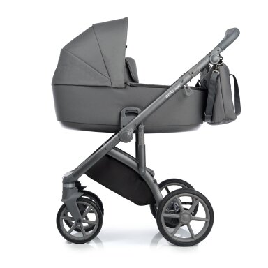 Roan vežimėlis 2/1 Bass Next Steel Grey Roan vežimėlis 2/1 Bass Next Steel Grey