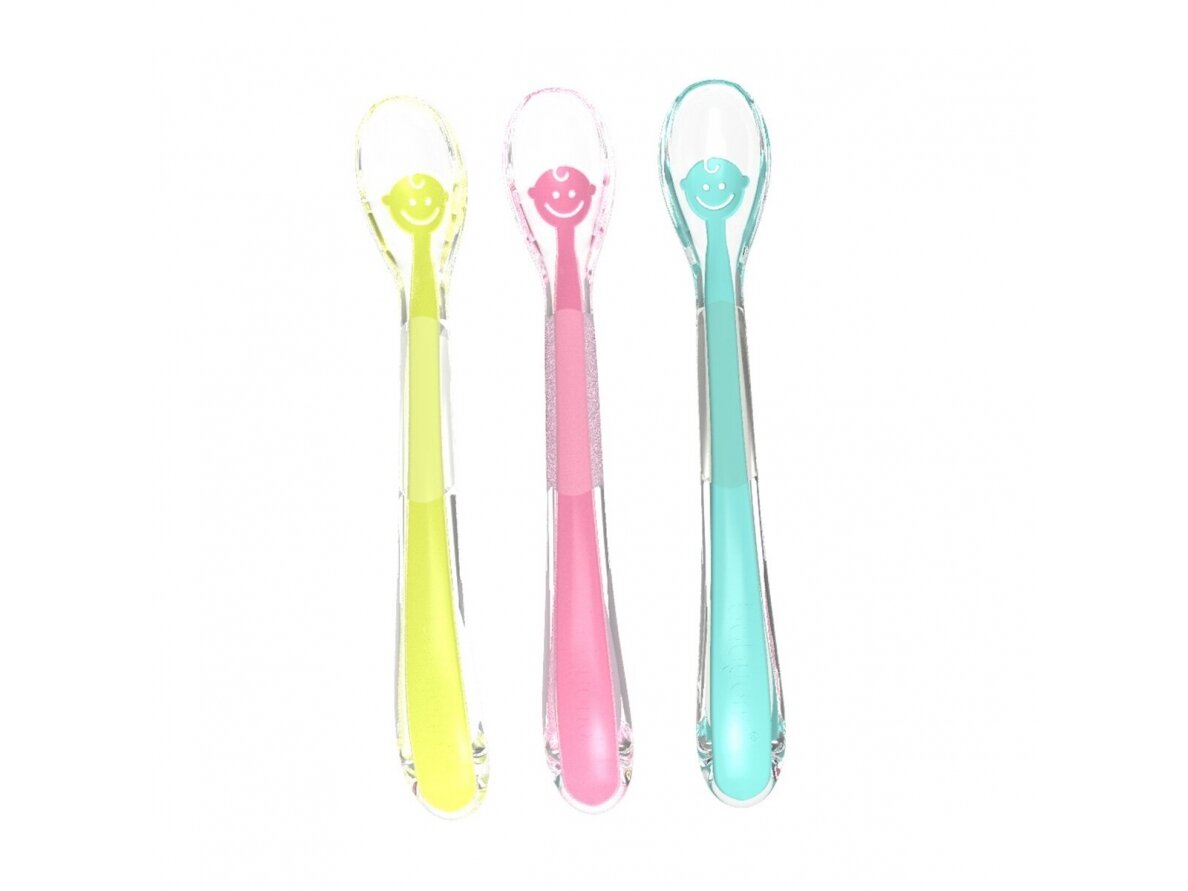 BabyOno baby silicone spoon BABY’S SMILE, 1460 BabyOno baby silicone spoon BABY’S SMILE, 1460