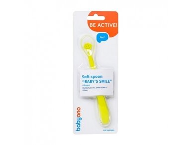 BabyOno baby silicone spoon BABY’S SMILE, 1460 4