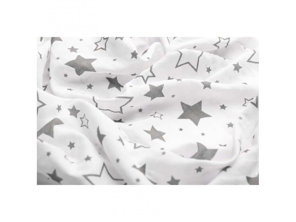 Muslin swaddle blanket – stars 4 Muslin swaddle blanket – stars 4